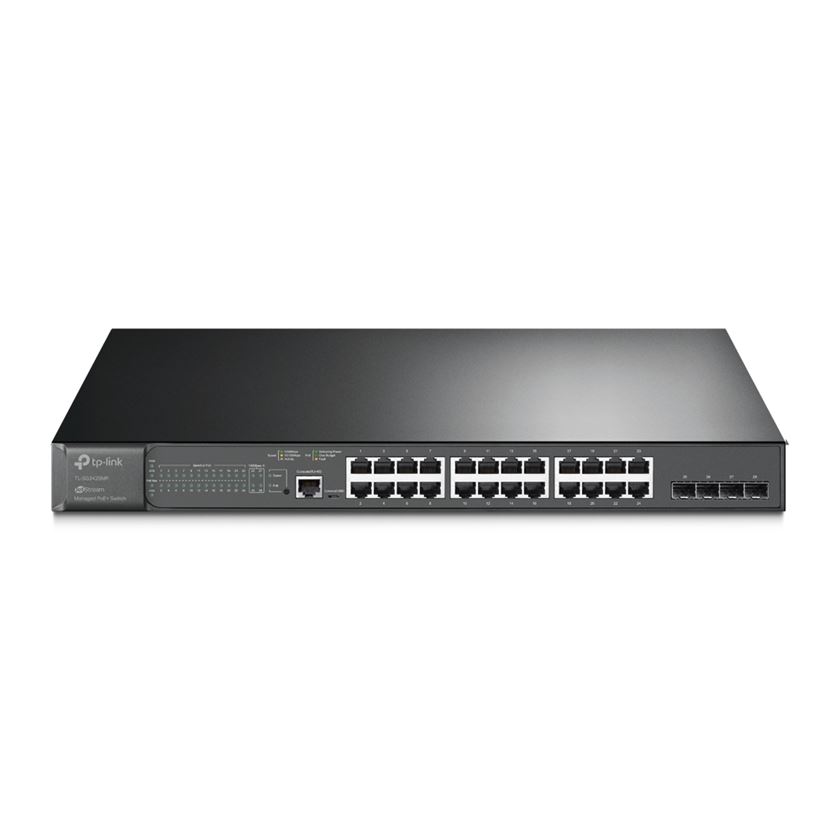 TP-LINK TL-SG3428MP 28 PORT GIGIBAIT 4 PORT GIGABIT L2 YONETILEBILIR SWITCH