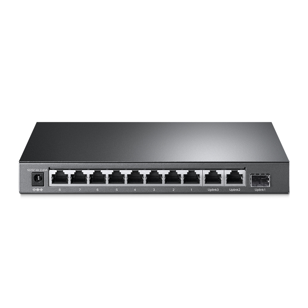 TP-LINK TL-SL1311MP 8 PORT 10-100 + 2 PORT GIGABIT +1 PORT SFP YONETILEMEZ POE SWITCH