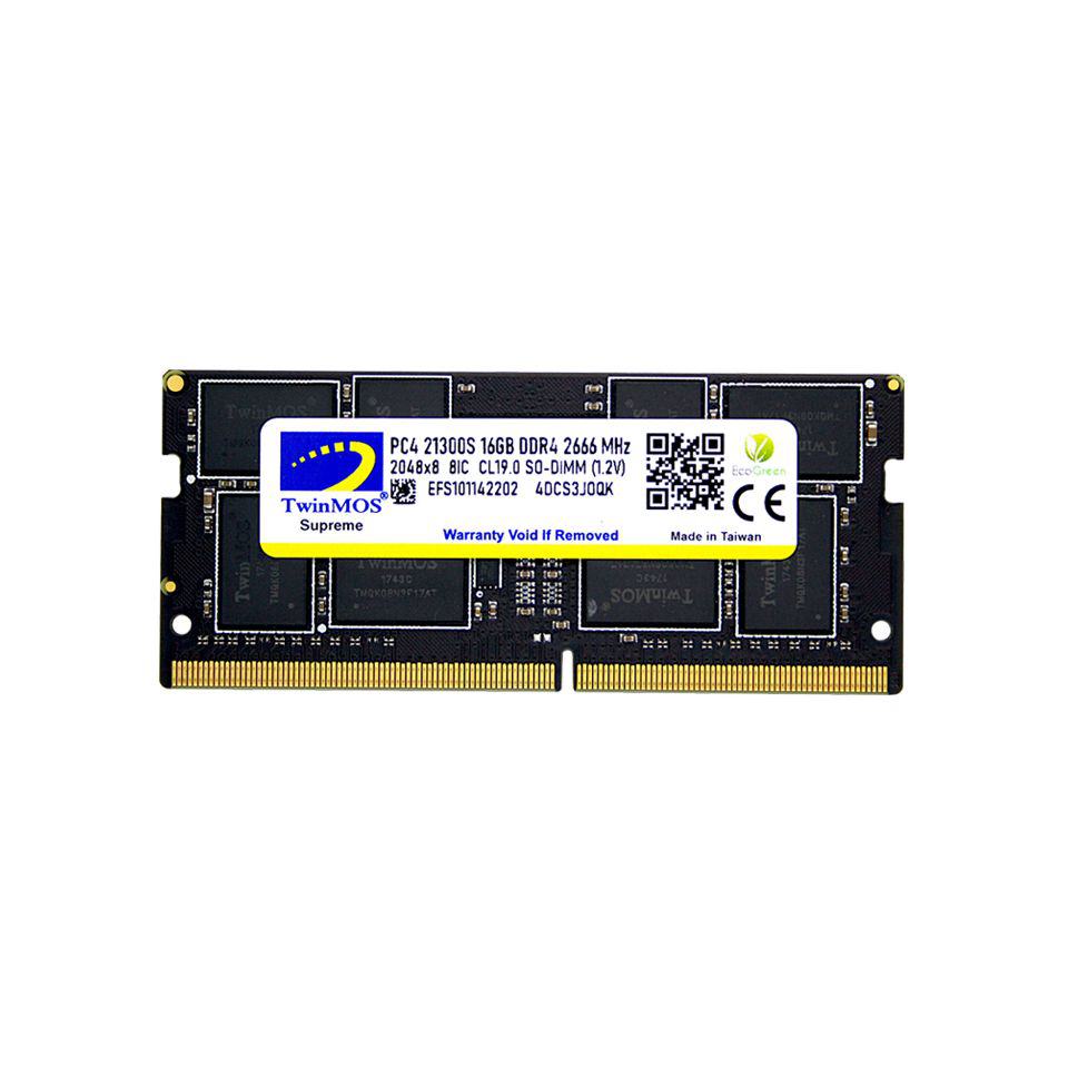 TWINMOS DDR4 16GB 2666MHZ NOTEBOOK RAM