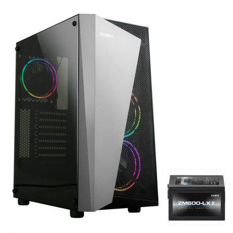 ZALMAN S4-PLUS(BL) 600W ATX MIDI TOVER KASA