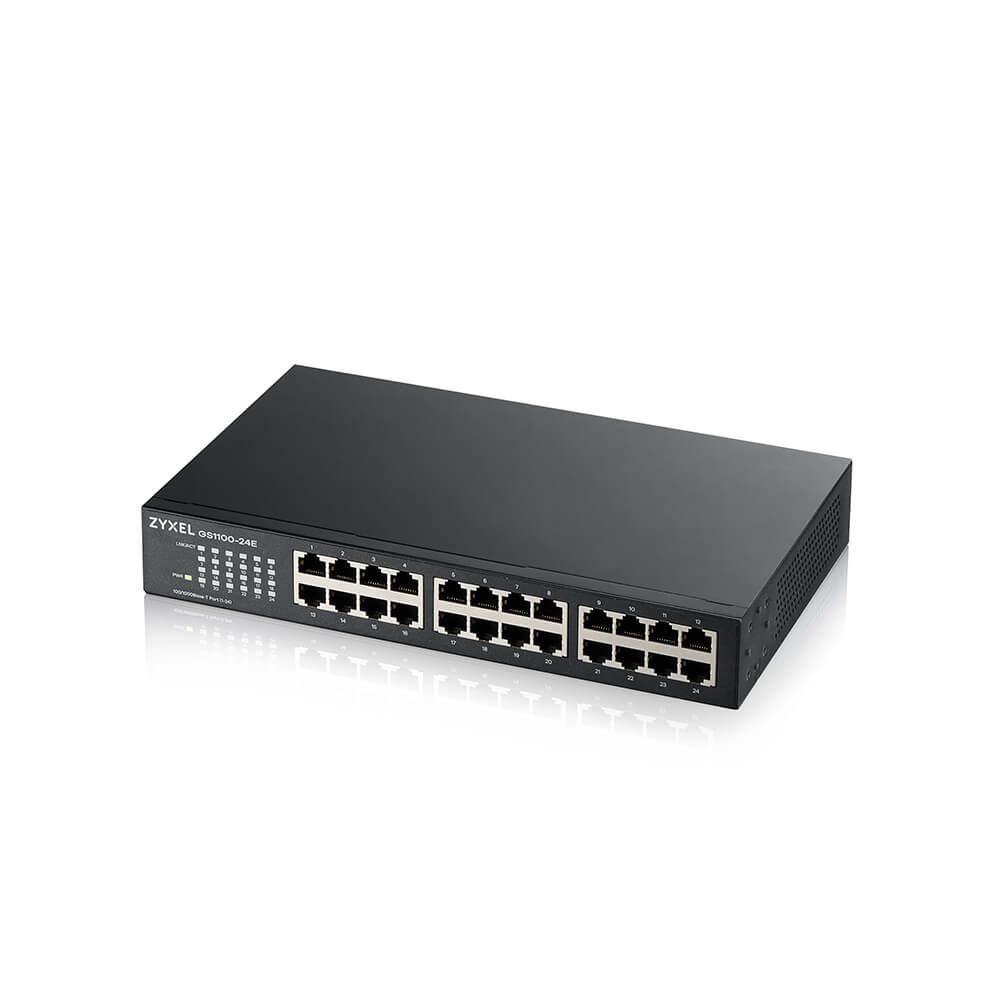 ZYXEL GS1100-24E V3 24 PORT 10-100-1000 MBPS YONETILEMEZ GIGABIT SWITCH