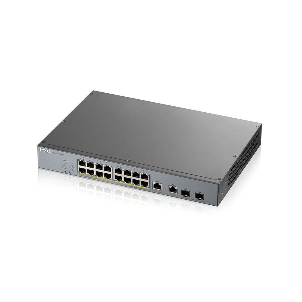 ZYXEL GS1350-18HP 18 PORT YONETILEBILIR POE SWITCH (250 WATT)