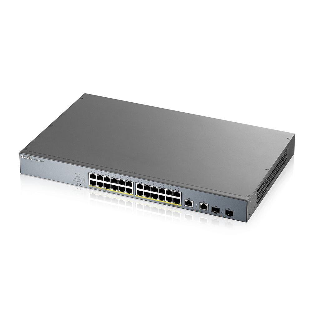 ZYXEL GS1350-26HP 26 PORT YONETILEBILIR POE SWITCH (375 WATT)