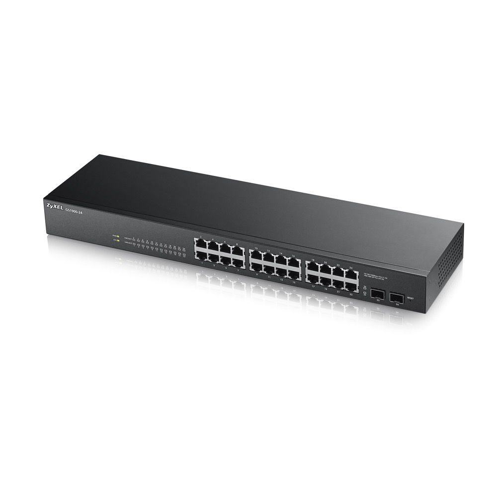 ZYXEL GS1900-24 24 PORT 24X10-100-1000 + 2XDUAL SFP L2 WEB YONETILEBILIR 