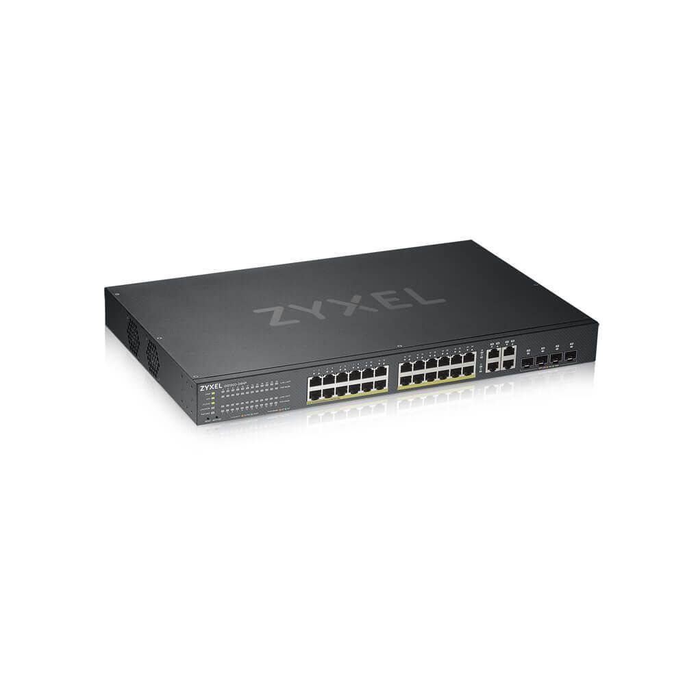 ZYXEL GS1920-24HP V2 24P 100-1000 + 4XDUALSFP L2 YONETILEBILIR HYBRID NEB