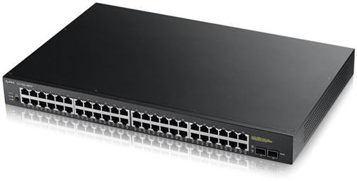 ZYXEL GS1920-48HP V2 44 PORT 10/100/1000 + 4XSFP L2 YONETILEBILIR HYBRID NEBULAFLEX POE SWITCH (375 WATT)